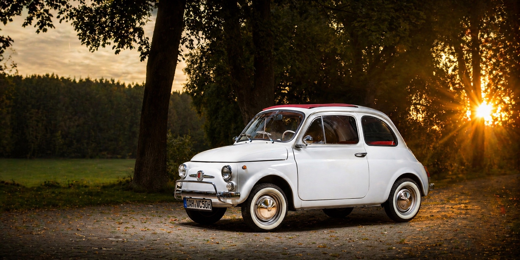 Fiat 500 Oldtimer – dekoratives Highlight für Events